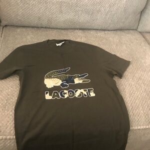 Lacoste army green t-shirt